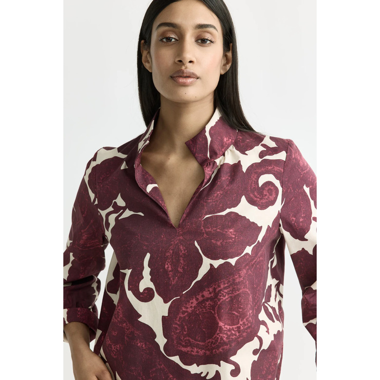 Xandres blouse bordeaux 2