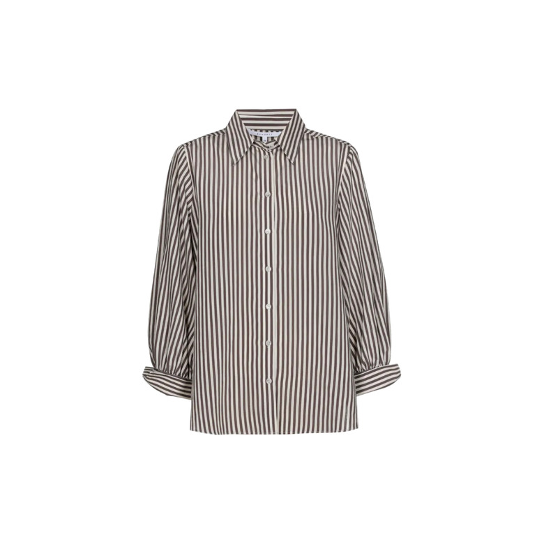 Xandres blouse bruin 1