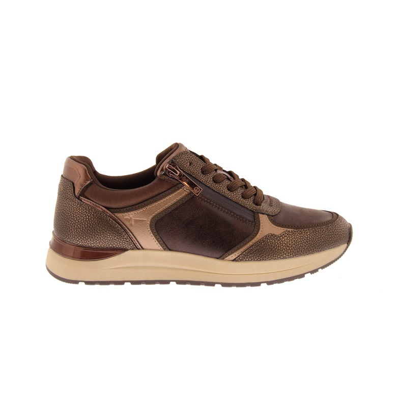 Tamaris sneakers bruin 1