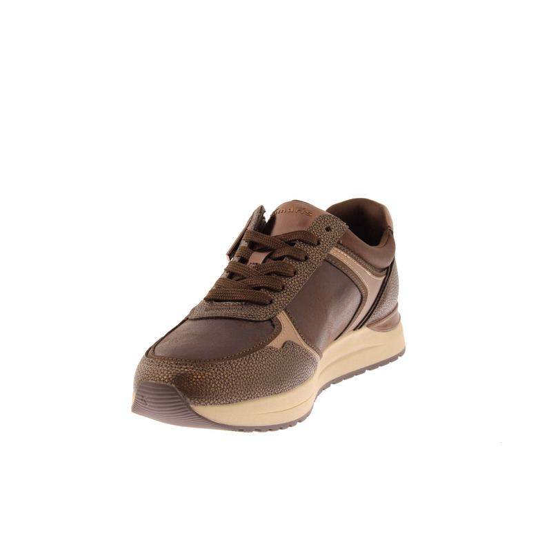 Tamaris sneakers bruin 3