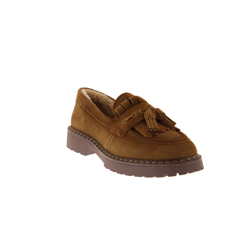 Tamaris mocassins et loafers camel 2