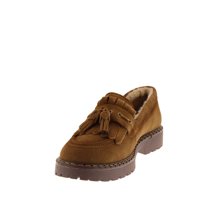 Tamaris mocassins et loafers camel 3