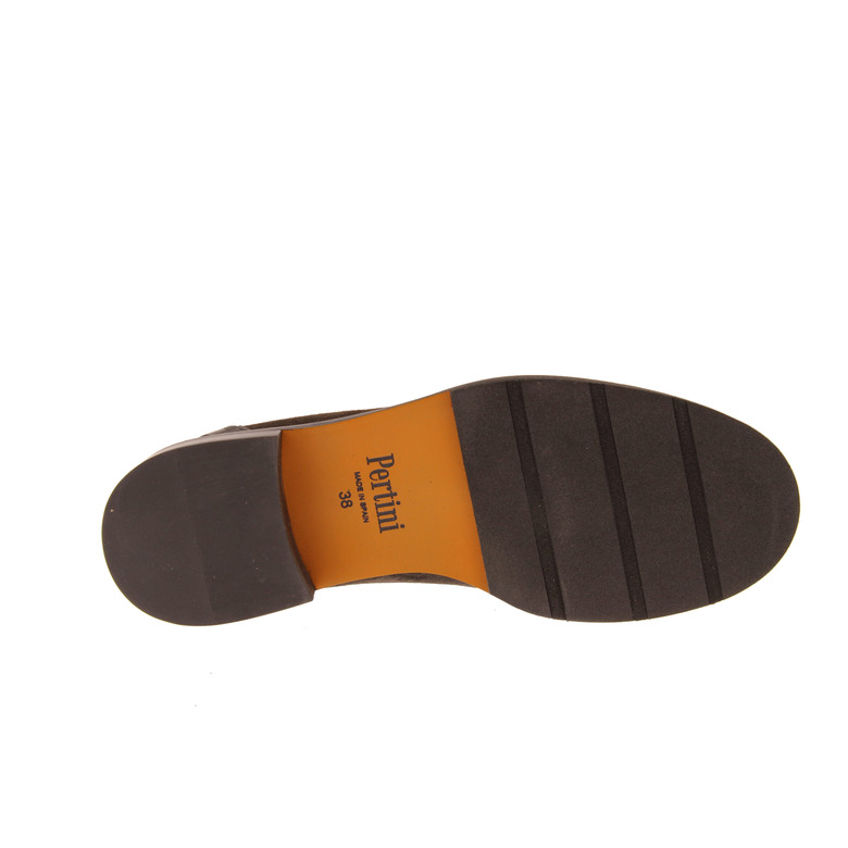 Pertini chaussures à lacets brun 5