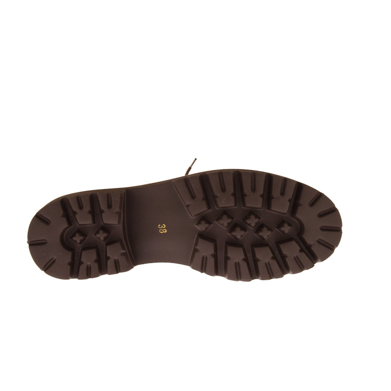 Donna Lei chaussures à lacets brun 5
