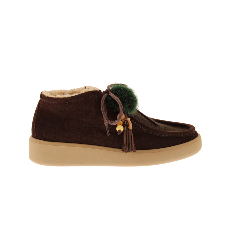 Meline chaussures à lacets brun 1