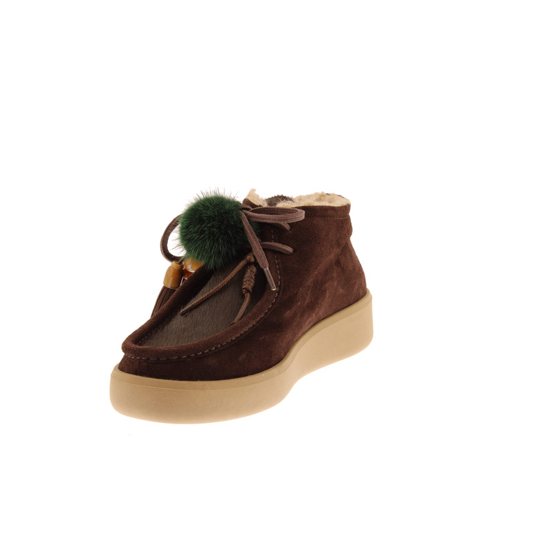 Meline chaussures à lacets brun 3
