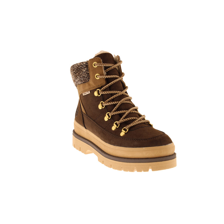 Rieker bottes à lacets brun 2
