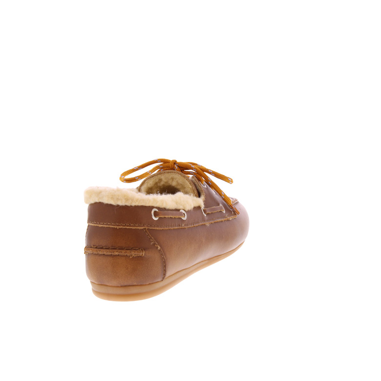 Posa chaussures bateau cognac 4