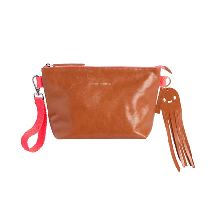 Marie Martens clutch camel