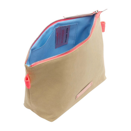 Marie Martens clutch camel