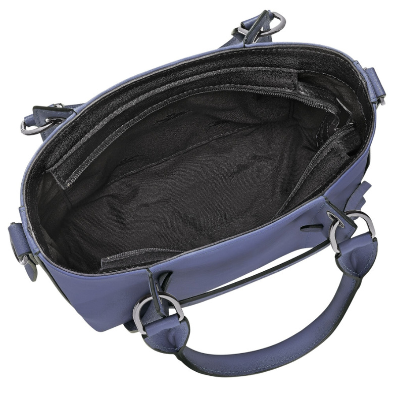 Longchamp handbag blue 4