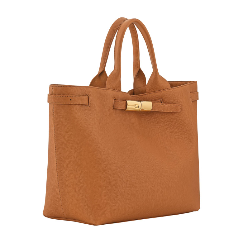 Longchamp handbag camel 2