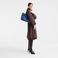 Longchamp schoudertas blauw 4