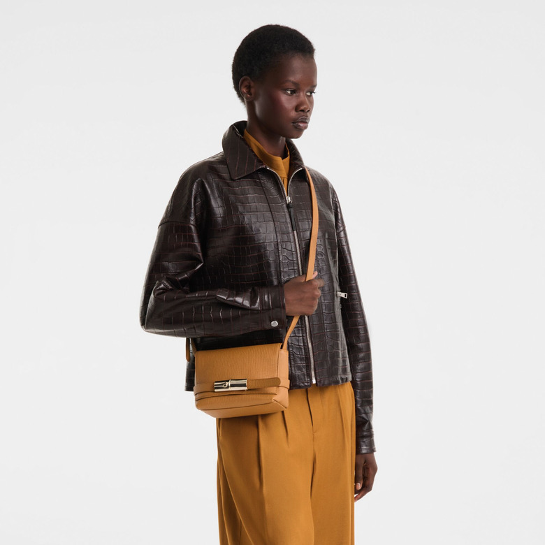 Longchamp crossbody camel 5