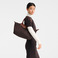 Longchamp handbag brown 4
