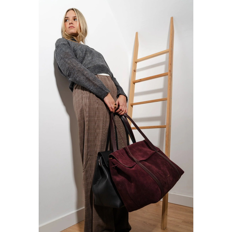 Ann Kurz schoudertas bordeaux 3