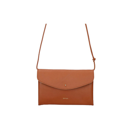 Ann Kurz clutch camel