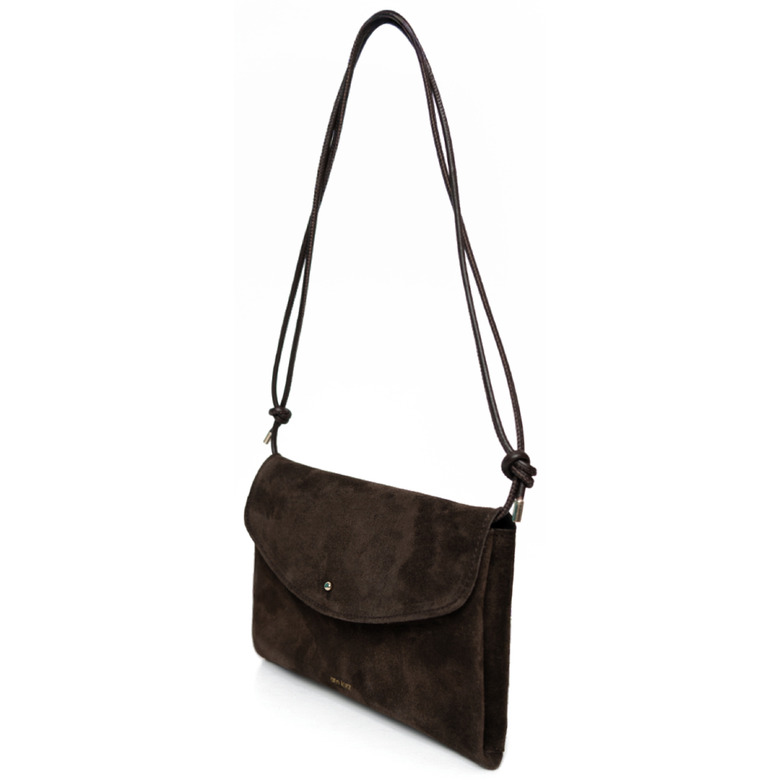 Ann Kurz clutch brown 2