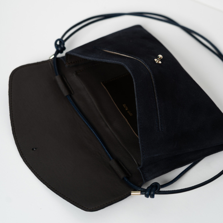 Ann Kurz clutch bleu 3