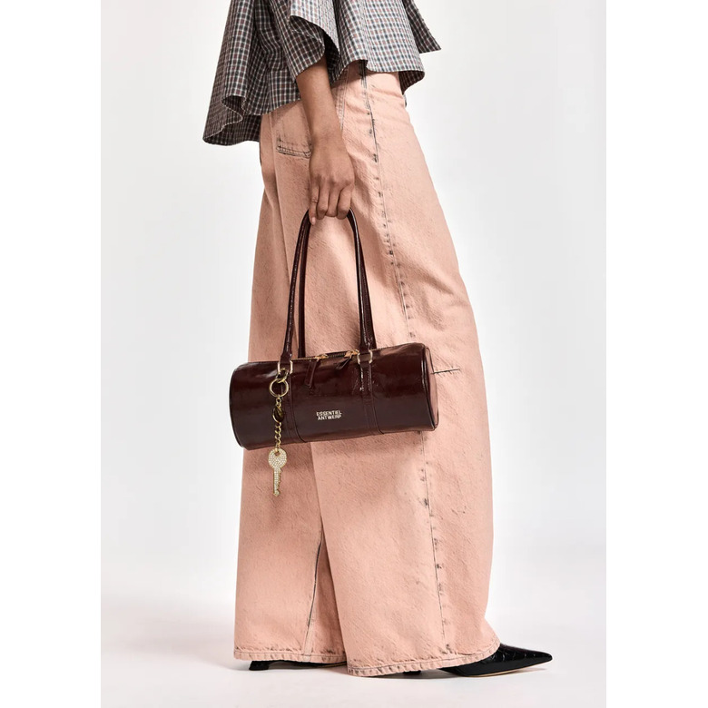 Essentiel sac porté épaule brun 5