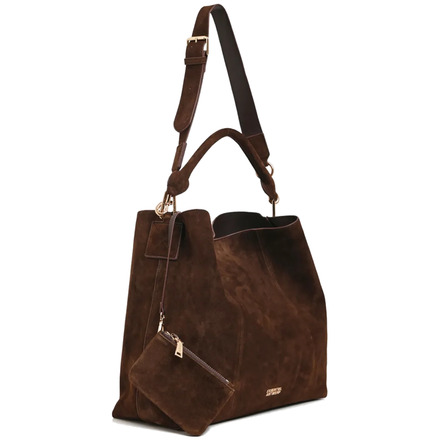Essentiel sac porté épaule brun