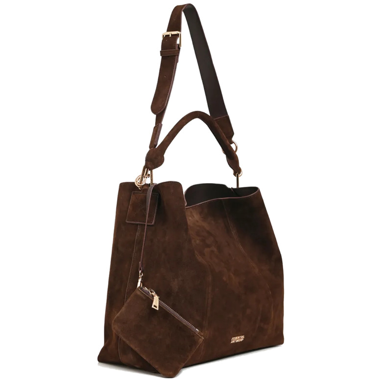 Essentiel sac porté épaule brun 2