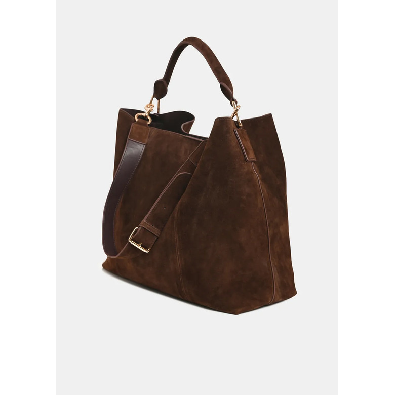 Essentiel sac porté épaule brun 3