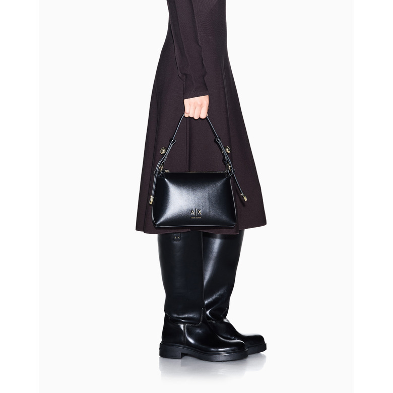 Armani Exchange schoudertas zwart 5