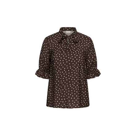 Kaffe Curve blouse brown