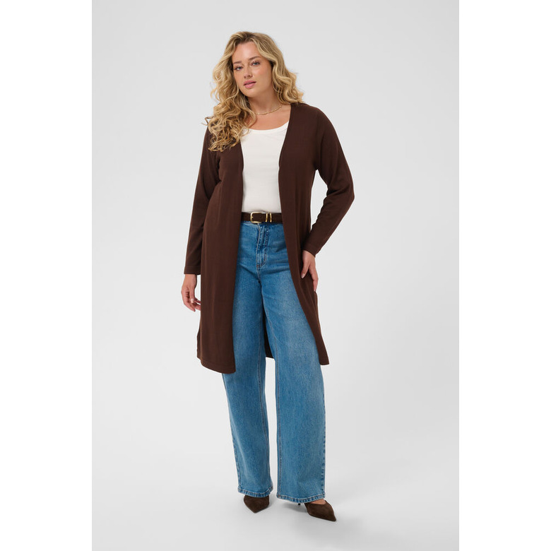 Kaffe Curve strickjacke braun 2
