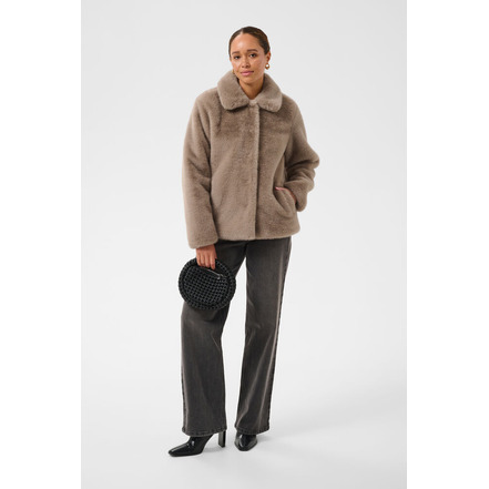 Kaffe vest beige