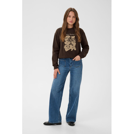 Kaffe sweater bruin
