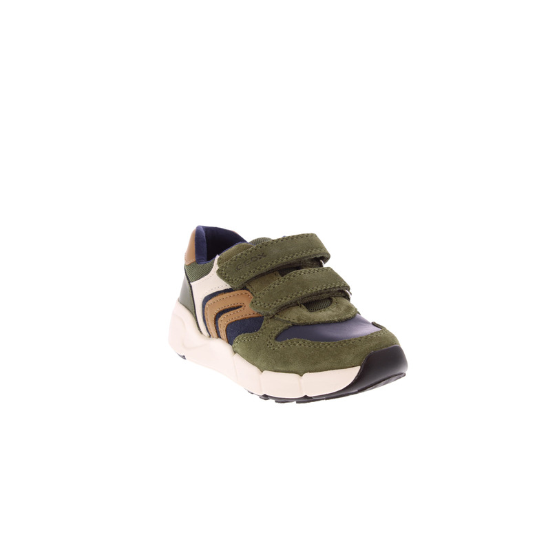 Geox chaussures à velcro vert 2