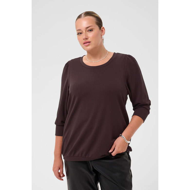 Kaffe Curve sweater brun 2