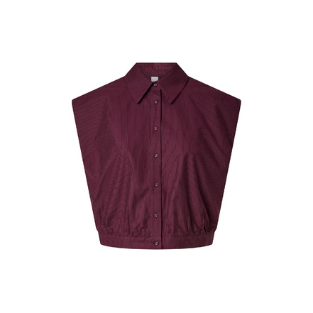 Y.a.s chemisier bordeaux