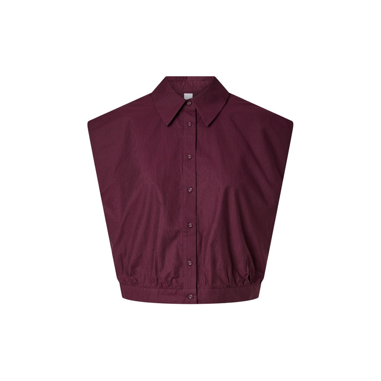 Y.a.s chemisier bordeaux 1