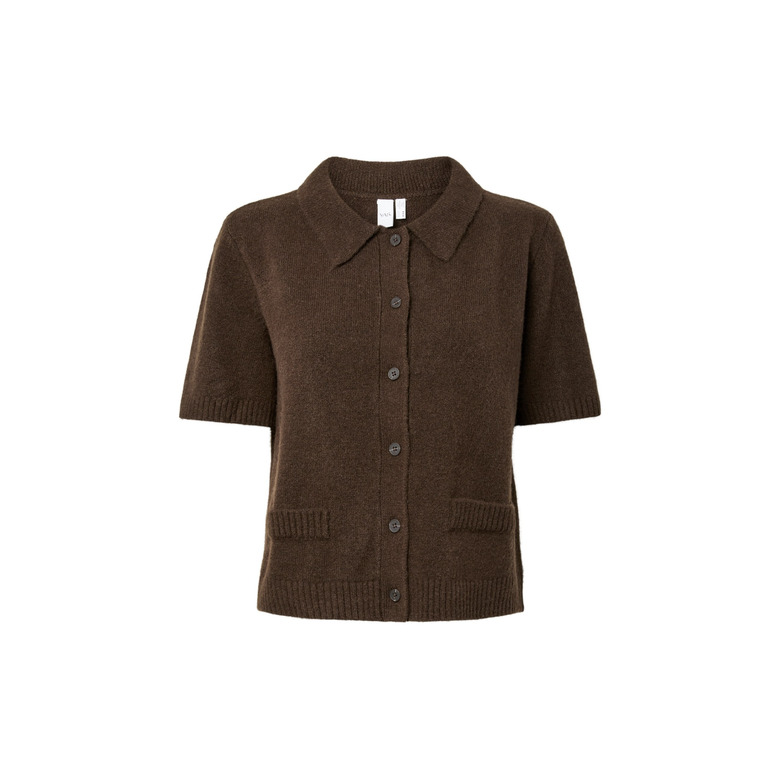Y.a.s cardigan brun 1