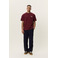 Les Deux t-shirts bordeaux 2