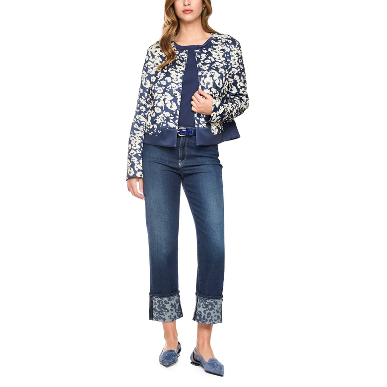 Marccain vest blauw 2