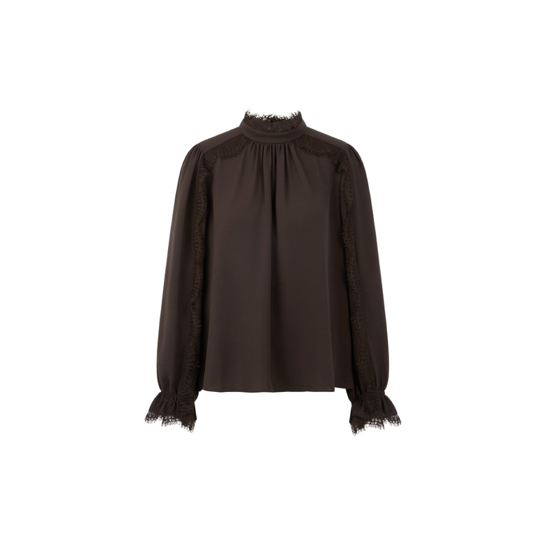 Marccain blouse bruin 1