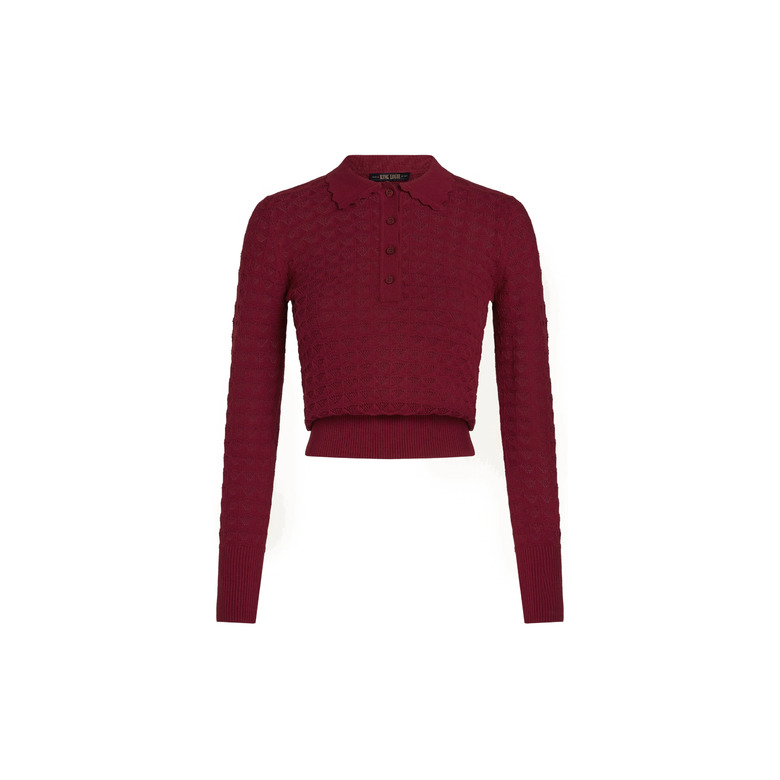 King Louie polo bordeaux 1