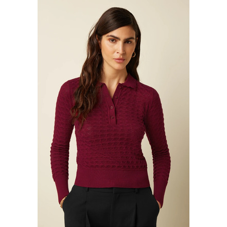 King Louie polo bordeaux