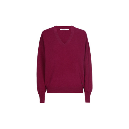Xandres Cashmere trui bordeaux