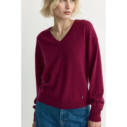 Xandres Cashmere trui bordeaux