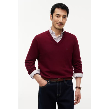 Tommy Hilfiger pull bordeaux