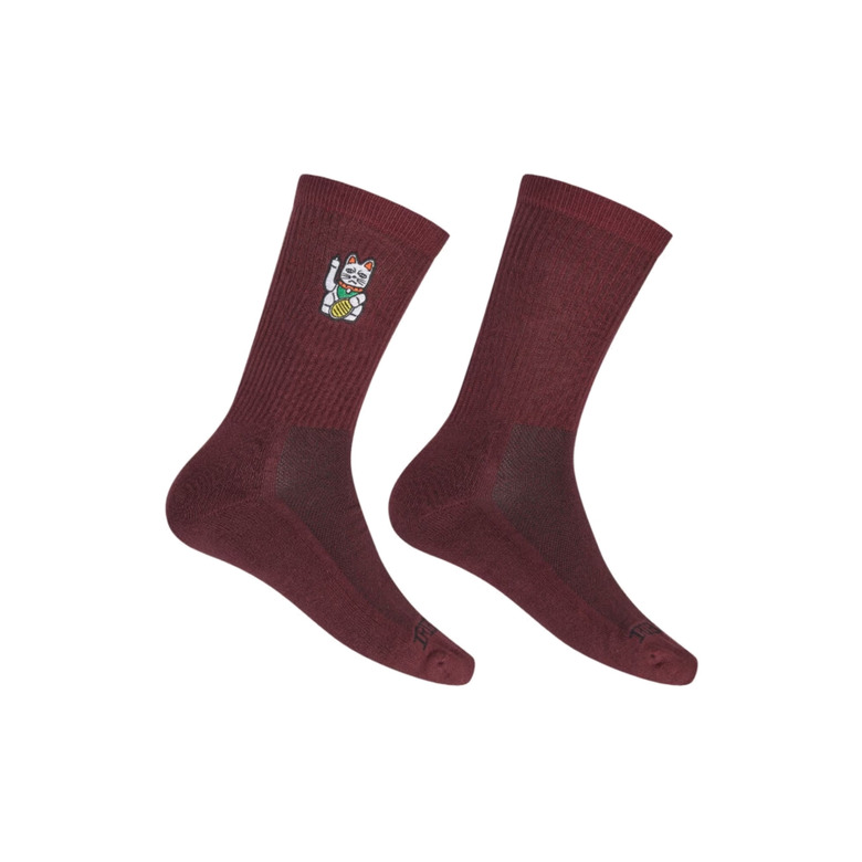 Iriedaily chausettes bordeaux 1