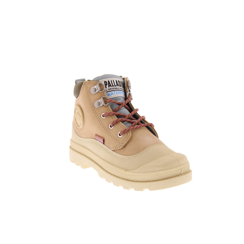 Palladium chaussures à lacets beige 2
