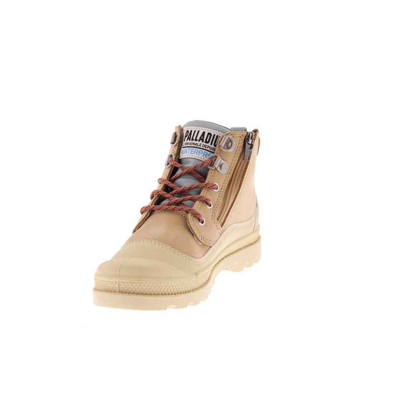 Palladium chaussures à lacets beige 3