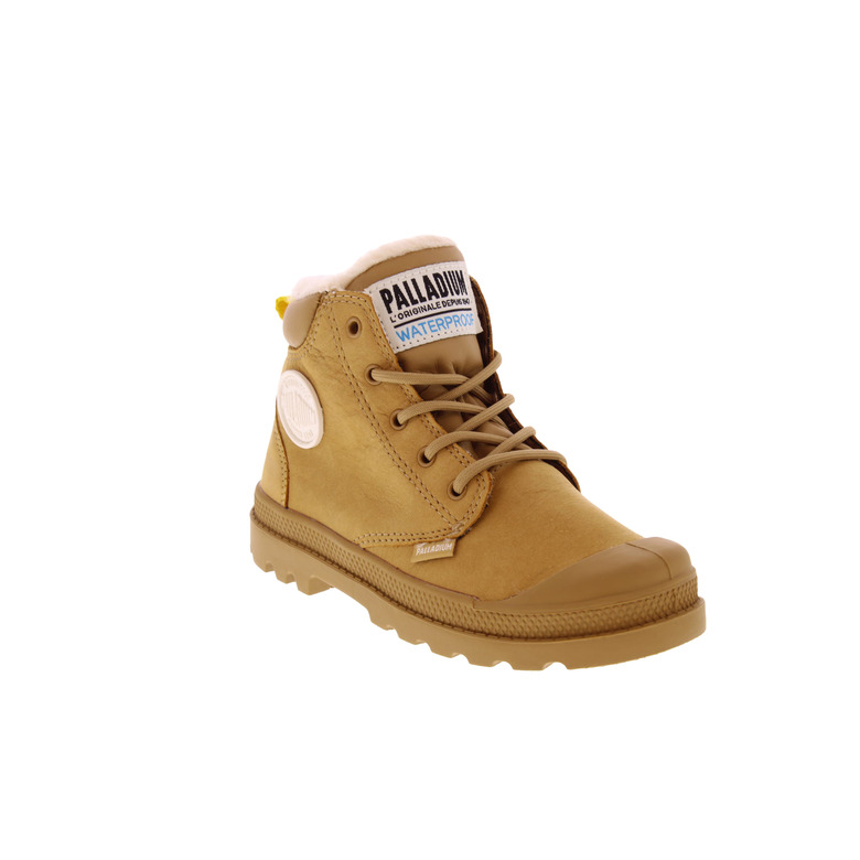 Palladium chaussures hautes camel 2