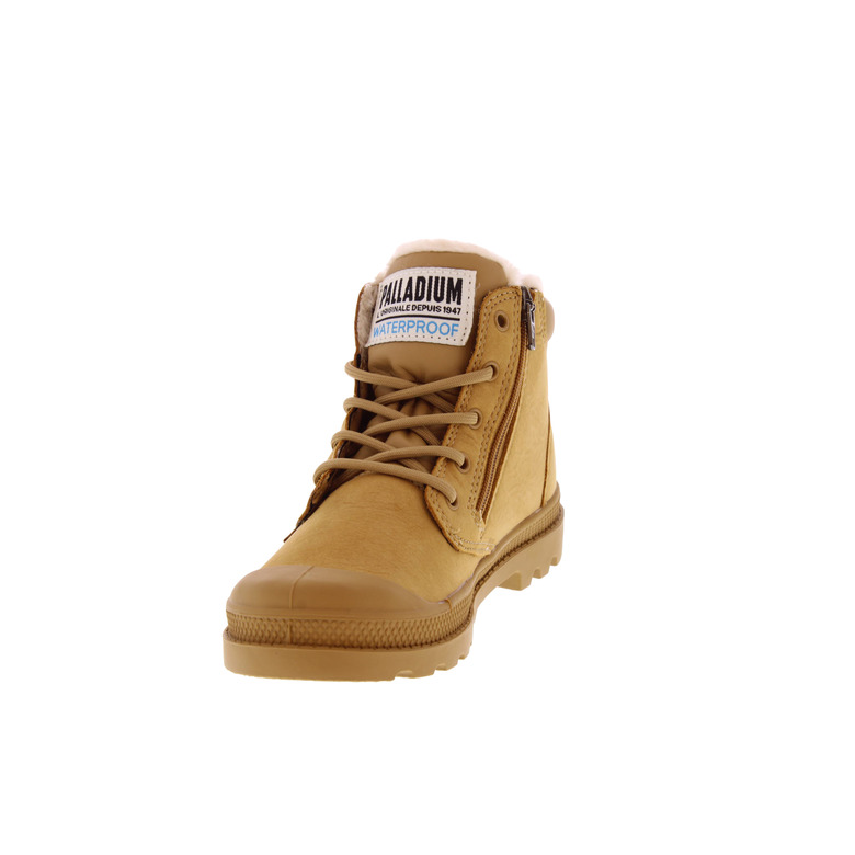 Palladium chaussures hautes camel 3